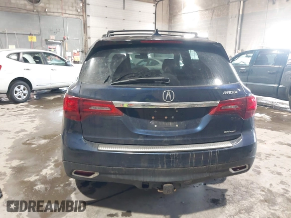 2014 Acura MDX Tech Pkg with VIN 5FRYD4H46EB048809, listed as a IAAI auction lot 41573811 with 199,888 mi miles. Bid and sale history available at carsss.com. Image 16.