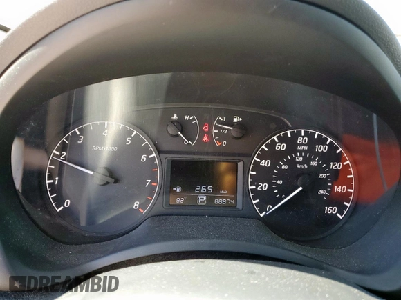 2017 Nissan Sentra S with VIN 3N1AB7AP8HY323459, listed as a Copart auction lot 53739775 with 88,874 mi miles and Clean title. Bid and sale history available at DreamBid. Image 9.