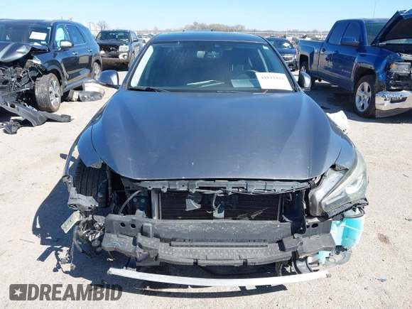 2015 Infiniti Q50 Premium with VIN JN1BV7AP3FM343677, listed as a IAAI auction lot 41811842 with 110,486 mi miles. Bid and sale history available at carsss.com. Image 13.