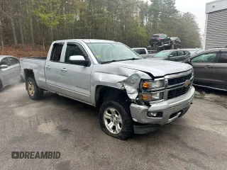 2015 Chevrolet Silverado 1500 LT with VIN 1GCVKRECXFZ221116, listed as a Copart auction lot 56621055 with 198,583 mi miles and Clean Title. Bid and sale history available at DreamBid. Image 1.