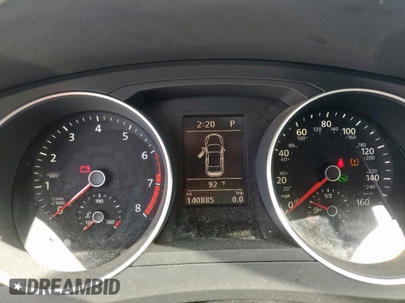 2015 Volkswagen Jetta SE z VIN 3VWD07AJ6FM252596, wystawiony jako Copart lot #62223885 z przebiegiem 140 885 mil mil oraz Czysty tytuł • Clean title. Historia ofert i sprzedaży dostępna na DreamBid. Obrazek 9.