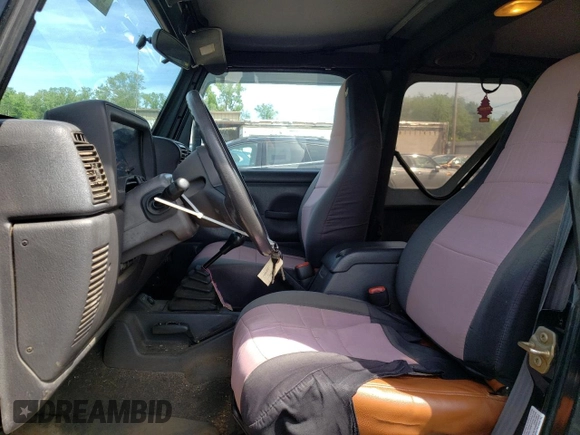 2002 Jeep Wrangler X with VIN 1J4FA39S12P759967, listed as a Copart auction lot 57851495 with 178,035 mi miles and Salvage title. Bid and sale history available at DreamBid. Image 7.