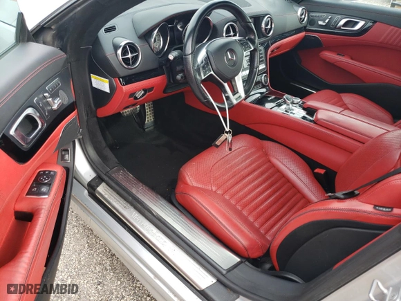 2013 Mercedes-Benz SL-Class SL 550 with VIN WDDJK7DA4DF007827, listed as a Copart auction lot 59263754 with 57,094 mi miles and Salvage Title. Bid and sale history available at carsss.com. Image 8.