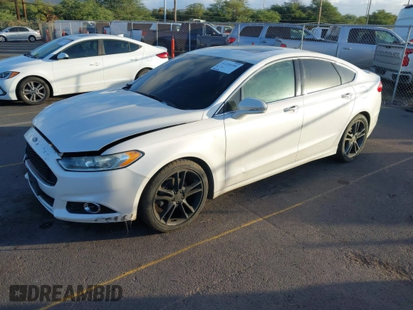 2014 Ford Fusion Titanium with VIN 3FA6P0K96ER234979, listed as a IAAI auction lot 41220106 with 98,068 mi miles. Bid and sale history available at carsss.com. Image 17.