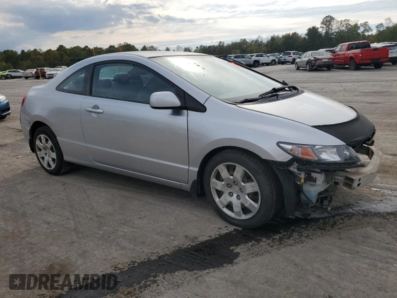 2011 Honda Civic Cpe LX with VIN 2HGFG1B64BH511627, listed as a Copart auction lot 72590674 with 196,634 mi miles and Salvage Title. Bid and sale history available at carsss.com. Image 4.