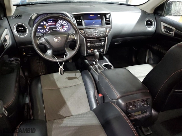 2020 Nissan Pathfinder SV with VIN 5N1DR2BM7LC617977, listed as a Copart auction lot 49687895 with 73,165 mi miles and Salvage Title. Bid and sale history available at carsss.com. Image 8.