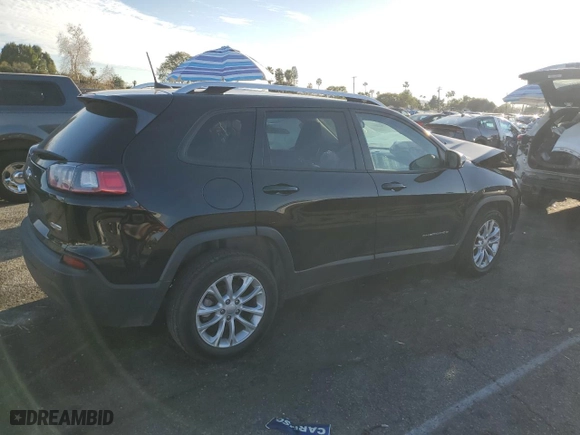 2020 Jeep Cherokee Latitude with VIN 1C4PJLCB2LD528100, listed as a Copart auction lot 46123655 with 75,904 mi miles and Salvage Title. Bid and sale history available at carsss.com. Image 3.