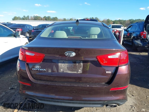 2015 Kia Optima LX with VIN 5XXGM4A79FG384762, listed as a IAAI auction lot 40919391 with 183,379 mi miles. Bid and sale history available at carsss.com. Image 16.