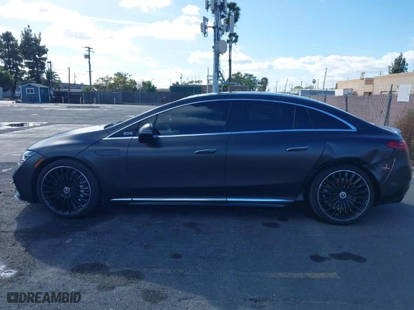 2023 Mercedes-Benz EQE with VIN W1KEG2CB7PF036890, listed as a IAAI auction lot 41572998 with 17,757 mi miles. Bid and sale history available at carsss.com. Image 14.