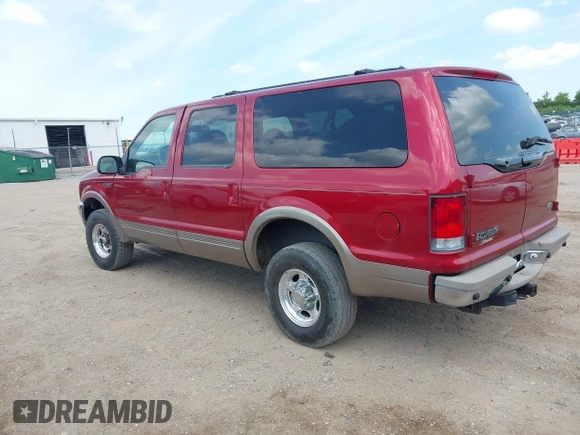 2001 Ford Excursion Limited z VIN 1FMNU43S61EA18890, wystawiony jako IAAI lot #42536943 z przebiegiem 208 971 mil mil oraz . Historia ofert i sprzedaży dostępna na DreamBid. Obrazek 3.