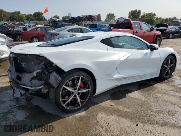 2020 Chevrolet Corvette 3LT with VIN 1G1Y82D47L5110323, listed as a Copart auction lot 70420574 with 13,670 mi miles and Salvage Title. Bid and sale history available at carsss.com. Image 3.