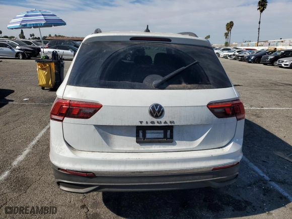 2022 Volkswagen Tiguan S with VIN 3VV1B7AX1NM071684, listed as a Copart auction lot 78923434 with 50,545 mi miles and Salvage Title. Bid and sale history available at carsss.com. Image 6.