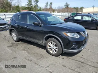2016 Nissan Rogue SV with VIN KNMAT2MV4GP673100, listed as a Copart auction lot 53835905 with 109,158 mi miles and Salvage Title. Bid and sale history available at carsss.com. Image 4.