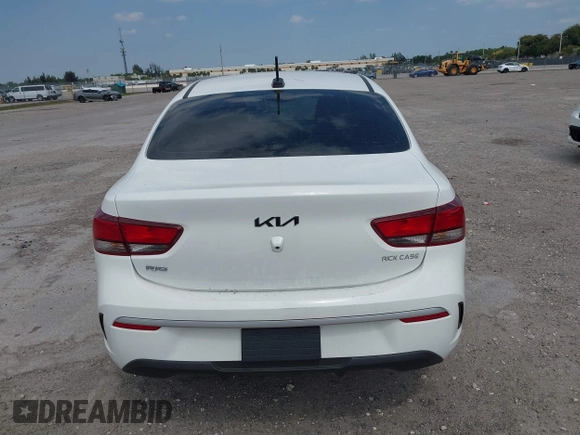 2023 Kia Rio S with VIN 3KPA24ADXPE612862, listed as a IAAI auction lot 41734457 with 20,913 mi miles. Bid and sale history available at carsss.com. Image 16.