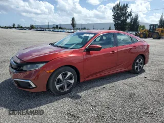 2020 Honda Civic LX с VIN 19XFC2F65LE002721, выставлен на аукционе Copart как лот 54908795 с пробегом 123 969 миль миль и Чистый • Clean title. История ставок и продаж доступна на DreamBid. Изображение 1.