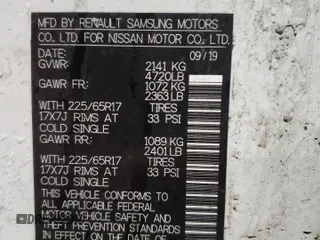 2020 Nissan Rogue S with VIN KNMAT2MV5LP517092, listed as a Copart auction lot 53244305 with 36,764 mi miles and Salvage Title. Bid and sale history available at DreamBid. Image 14.
