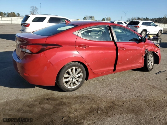 2015 Hyundai Elantra Limited with VIN KMHDH4AE1FU237685, listed as a Copart auction lot 49285465 with 99,890 mi miles and Salvage Title. Bid and sale history available at carsss.com. Image 3.