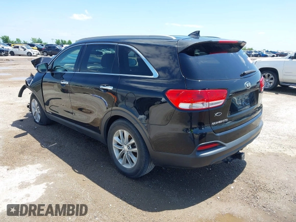 2016 Kia Sorento LX with VIN 5XYPGDA50GG012567, listed as a IAAI auction lot 42074624 with 107,605 mi miles and . Bid and sale history available at DreamBid. Image 3.