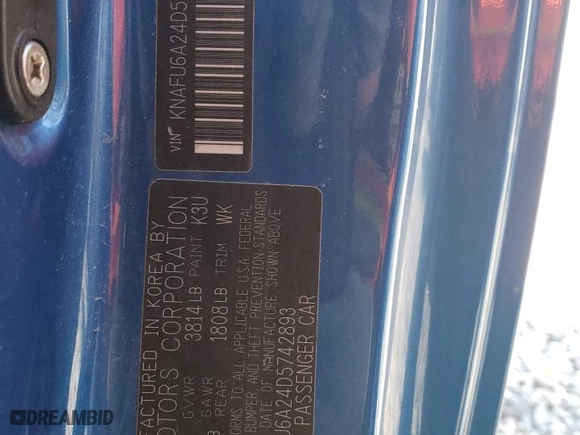 2013 Kia Forte Koup EX with VIN KNAFU6A24D5742893, listed as a Copart auction lot 49132235 with 102,336 mi miles and Salvage Title. Bid and sale history available at carsss.com. Image 12.