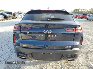 2022 Infiniti QX55 Essential z VIN 3PCAJ5K38NF102970, wystawiony jako Copart lot #48235055 z przebiegiem 36 287 mil mil oraz Tytuł czysty. Historia ofert i sprzedaży dostępna na DreamBid. Obrazek 6.