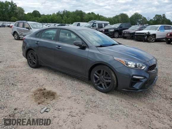 2021 Kia Forte GT-Line с VIN 3KPF34AD3ME336846, выставлен на аукционе Copart как лот 61807425 с пробегом 36 711 миль миль и Списание • Salvage title. История ставок и продаж доступна на DreamBid. Изображение 4.