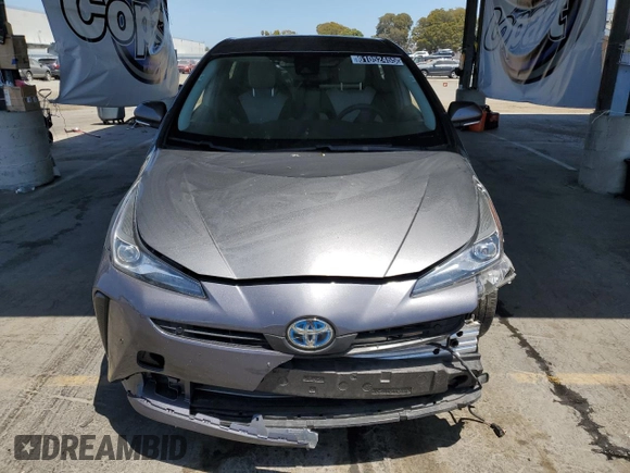 2022 Toyota Prius L Eco with VIN JTDKAMFUXN3174168, listed as a Copart auction lot 61052455 with 54,547 mi miles and Salvage title. Bid and sale history available at DreamBid. Image 5.