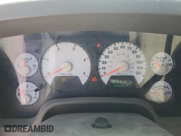 2009 Dodge Ram 2500 Laramie with VIN 3D3KS28L49G500417, listed as a Copart auction lot 61349734 with 252,279 mi miles and Salvage Title. Bid and sale history available at carsss.com. Image 9.