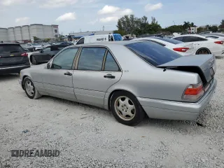 1999 Mercedes-Benz S with VIN WDBGA57G4XA413618, listed as a Copart auction lot 50457675 with 125,503 mi miles and Clean Title. Bid and sale history available at DreamBid. Image 2.
