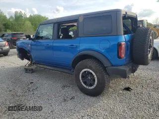 2023 Ford Bronco with VIN 1FMEE5DP3PLC10866, listed as a Copart auction lot 54316255 with 24,205 mi miles and Salvage title. Bid and sale history available at DreamBid. Image 2.