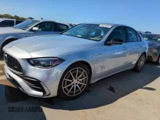2024 Mercedes-Benz C 43 AMG z VIN W1KAF8HB9RR191889, wystawiony jako Copart lot #73974764 z przebiegiem Nie podano mil oraz Szkoda całkowita • Salvage title. Historia ofert i sprzedaży dostępna na DreamBid. Obrazek 1.