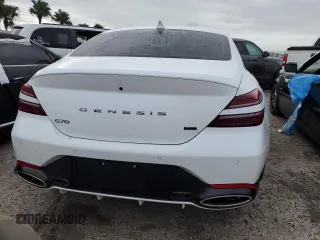 2024 Genesis G70 Sport Advanced with VIN KMTG54SE4RU139233, listed as a Copart auction lot 76180664 with 14,821 mi miles and Non Repairable. Bid and sale history available at carsss.com. Image 6.