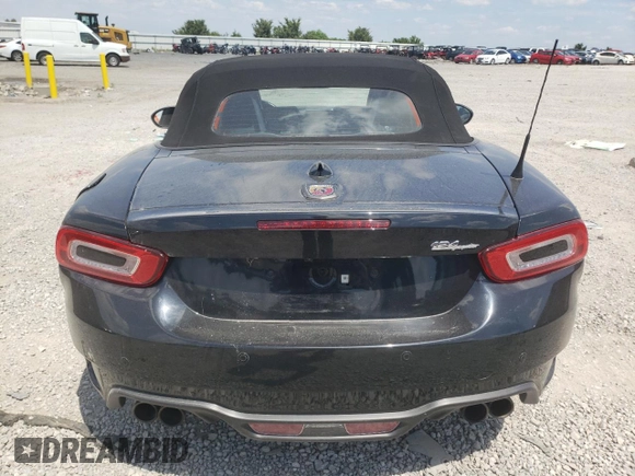 2018 FIAT 124 Spider Abarth with VIN JC1NFAEK5J0138796, listed as a Copart auction lot 59670904 with 20,960 mi miles and Salvage title. Bid and sale history available at DreamBid. Image 6.