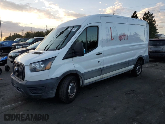 2021 Ford Transit Cargo with VIN 1FTBR1C88MKA31593, listed as a Copart auction lot 70064724 with 78,803 mi miles and Clean Title. Bid and sale history available at DreamBid. Image 1.