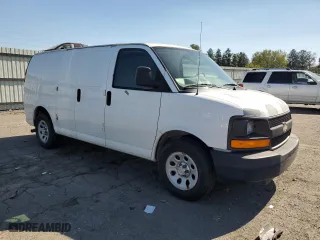 2012 Chevrolet Express Cargo Van with VIN 1GCSGAFX9C1140688, listed as a Copart auction lot 75693364 with 106,043 mi miles and Salvage Title. Bid and sale history available at carsss.com. Image 4.