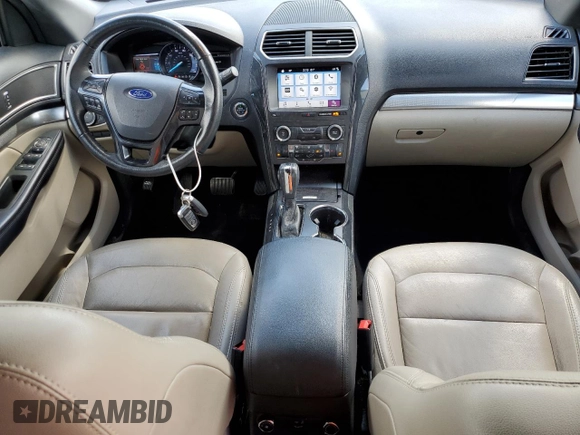 2018 Ford Explorer XLT with VIN 1FM5K7D82JGB94480, listed as a Copart auction lot 55588825 with 98,901 mi miles and Salvage title. Bid and sale history available at DreamBid. Image 8.