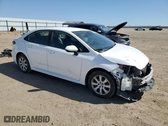 2021 Toyota Corolla LE with VIN 5YFEPMAE0MP211178, listed as a Copart auction lot 52559705 with 59,947 mi miles and Salvage Title. Bid and sale history available at DreamBid. Image 4.