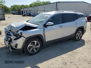 2018 GMC Terrain SLT with VIN 3GKALPEV5JL284131, listed as a Copart auction lot 53250595 with 91,230 mi miles and Salvage Title. Bid and sale history available at DreamBid. Image 1.