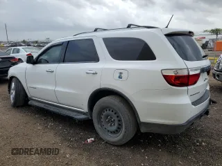 2013 Dodge Durango Citadel with VIN 1C4SDHET2DC613983, listed as a Copart auction lot 80585254 with 164,580 mi miles and Salvage Title. Bid and sale history available at carsss.com. Image 2.