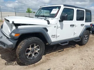 2018 Jeep Wrangler Unlimited Sport S z VIN 1C4HJXDG4JW298647, wystawiony jako IAAI lot #41930817 z przebiegiem 64 761 mil mil oraz . Historia ofert i sprzedaży dostępna na DreamBid. Obrazek 17.