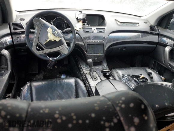 2009 Acura MDX Tech Pkg with VIN 2HNYD28609H501761, listed as a Copart auction lot 44110645 with Not Provided miles and Salvage Title. Bid and sale history available at carsss.com. Image 8.