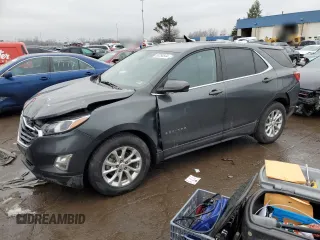 2021 Chevrolet Equinox LT with VIN 3GNAXKEV3ML380161, listed as a Copart auction lot 86298544 with 53,348 mi miles and Salvage Title. Bid and sale history available at carsss.com. Image 1.