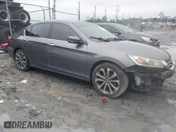 2015 Honda Accord Sport with VIN 1HGCR2F55FA139823, listed as a IAAI auction lot 41623823 with 169,093 mi miles and . Bid and sale history available at DreamBid. Image 1.