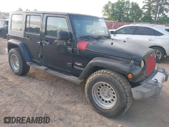 2008 Jeep Wrangler Unlimited Sahara with VIN 1J4GB591X8L523581, listed as a IAAI auction lot 42035446 with 200,570 mi miles and . Bid and sale history available at DreamBid. Image 1.