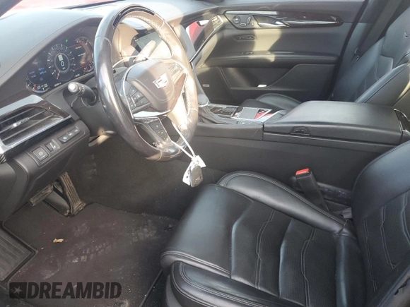 2018 Cadillac CT6 Sport AWD with VIN 1G6KP5R67JU129231, listed as a Copart auction lot 89267215 with 138,886 mi miles and Salvage title. Bid and sale history available at DreamBid. Image 7.