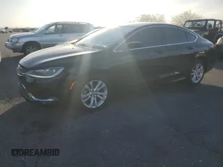 2015 Chrysler 200 Limited with VIN 1C3CCCAB8FN650488, listed as a Copart auction lot 51297925 with 121,223 mi miles and Salvage Title. Bid and sale history available at carsss.com. Image 1.