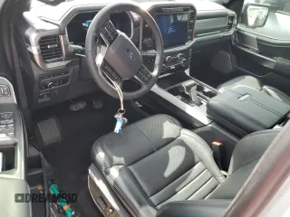 2024 Ford F-150 with VIN 1FTFW7LD7RFB19660, listed as a Copart auction lot 77467324 with 4,891 mi miles and Non repairable. Bid and sale history available at DreamBid. Image 8.