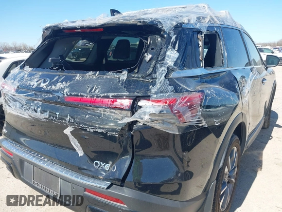 2023 Infiniti QX60 Luxe with VIN 5N1DL1FS9PC364963, listed as a IAAI auction lot 41681710 with 11,751 mi miles and . Bid and sale history available at DreamBid. Image 6.