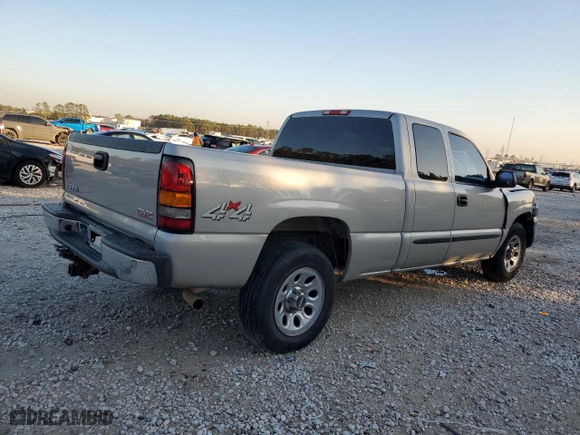 2007 GMC Sierra 1500 Classic SLE1 with VIN 1GTEK19B47Z102580, listed as a Copart auction lot 85552014 with NaN miles and Salvage Title. Bid and sale history available at carsss.com. Image 3.