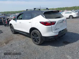 2022 Chevrolet Blazer RS с VIN 3GNKBKRS0NS222919, выставлен на аукционе IAAI как лот 42114605 с пробегом 35 224 миль миль и . История ставок и продаж доступна на DreamBid. Изображение 3.