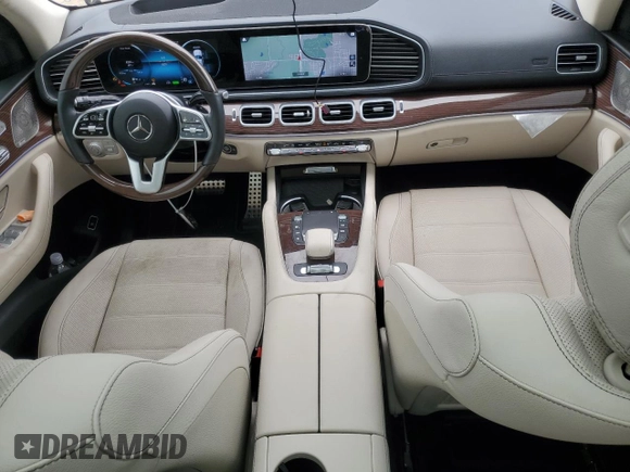 2022 Mercedes-Benz GLS 450 with VIN 4JGFF5KE3NA824618, listed as a Copart auction lot 61743144 with 8,251 mi miles and Salvage Title. Bid and sale history available at DreamBid. Image 8.